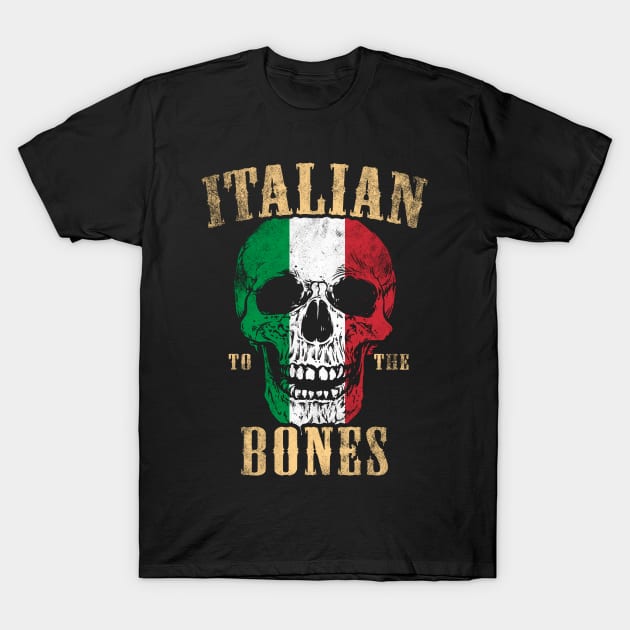 Italian To The Bones T-Shirt by Mila46